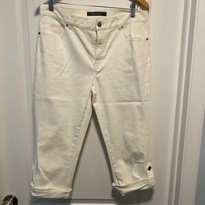 Ralph Lauren Capri Jeans in off white